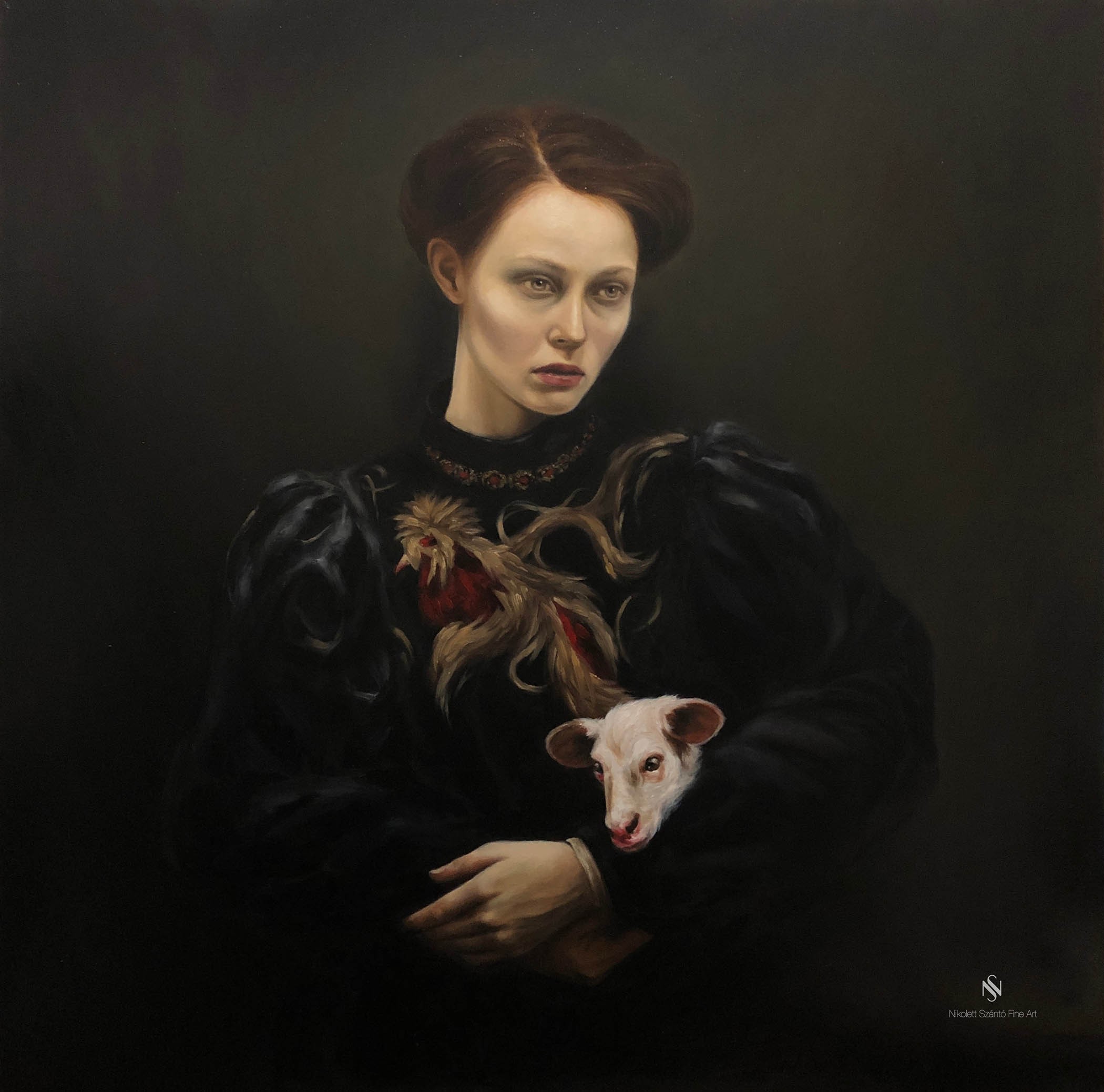 labbraccio oilpainting nikolett szanto
