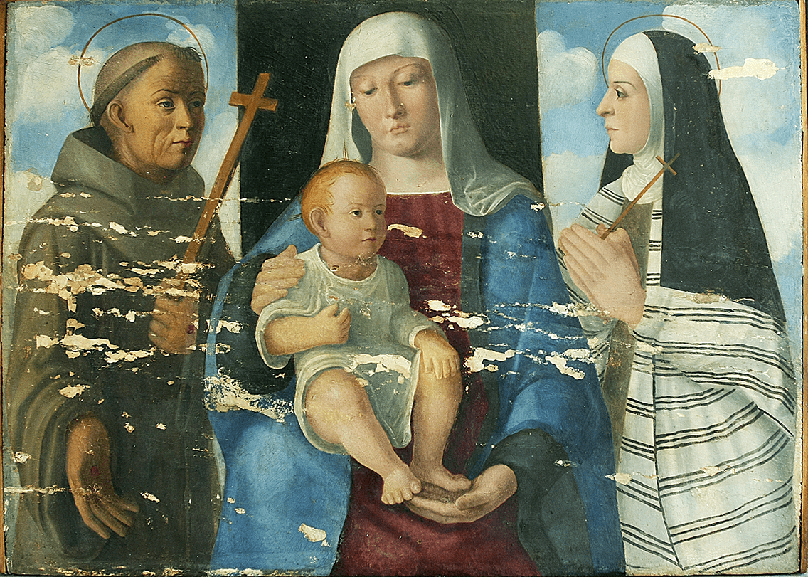 Maria with the Child, Saint Francis, and Saint Anne