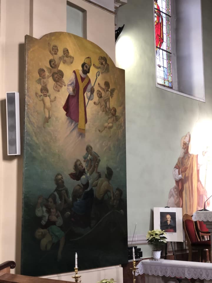 Pál Nagy: Biblical scene, restored