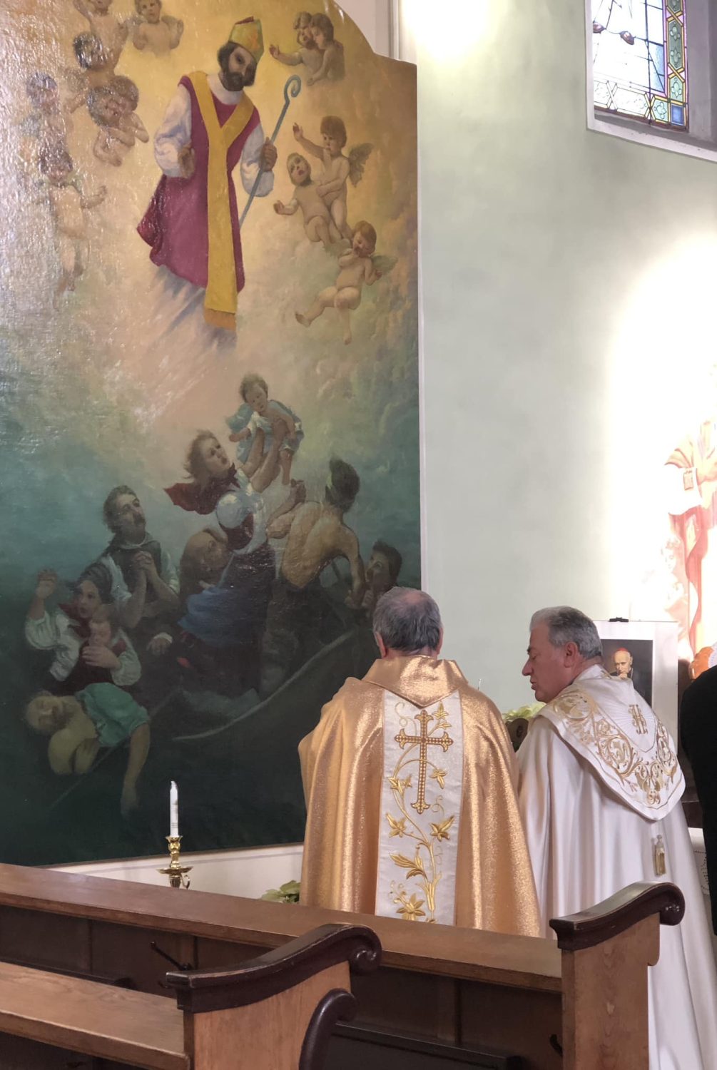 Pál Nagy: Biblical scene, restored
