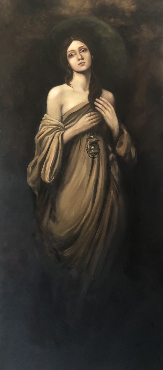 Hourglass - oilpainting